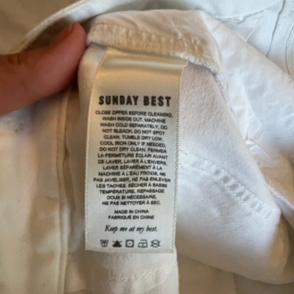 Sunday  Best Jaden Pants in white size 4 - Picture 9 of 15